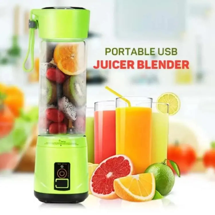 New portable Juicer Blender Freshly squeezed juice mixer Rechargeable portable Blender, 6 blades mini juicer