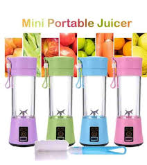 New portable Juicer Blender Freshly squeezed juice mixer Rechargeable portable Blender, 6 blades mini juicer