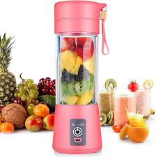 New portable Juicer Blender Freshly squeezed juice mixer Rechargeable portable Blender, 6 blades mini juicer